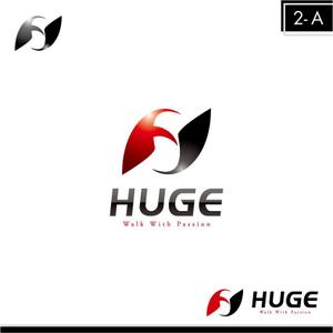 interista (interista)さんの企業名「HUGE」のロゴ作成への提案
