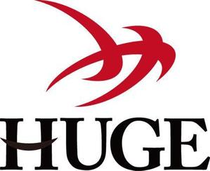 ashramさんの企業名「HUGE」のロゴ作成への提案
