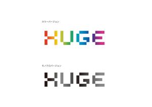 さんの企業名「HUGE」のロゴ作成への提案