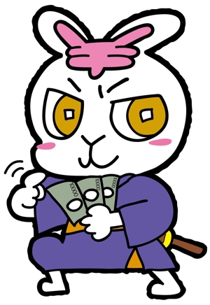 WATARI (watari_ant)さんのタックスラビット（お金が大好きなウサギのキャラクター）への提案