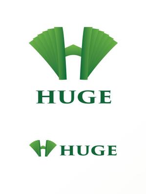 baeracr18さんの企業名「HUGE」のロゴ作成への提案