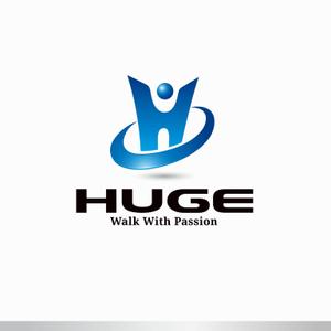 forever (Doing1248)さんの企業名「HUGE」のロゴ作成への提案