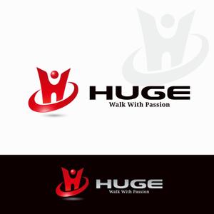 forever (Doing1248)さんの企業名「HUGE」のロゴ作成への提案
