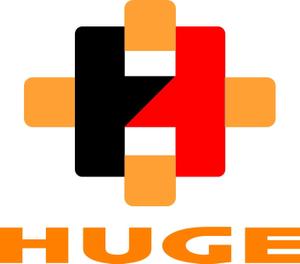SUN DESIGN (keishi0016)さんの企業名「HUGE」のロゴ作成への提案