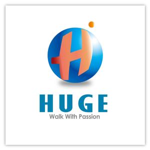 d:tOsh (Hapio)さんの企業名「HUGE」のロゴ作成への提案