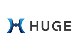 さんの企業名「HUGE」のロゴ作成への提案