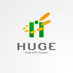 ＊ sa_akutsu ＊ (sa_akutsu)さんの企業名「HUGE」のロゴ作成への提案