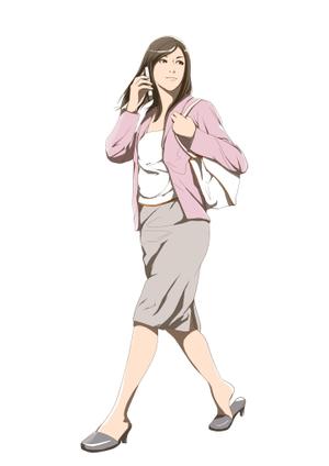 アオキアオ (kimijiam_kashiwa)さんの女性向け講座パンフレットの表紙イラストへの提案