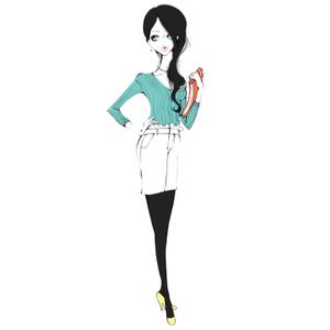 イラストレーター　ＭＥＧＵ (Megu)さんの女性向け講座パンフレットの表紙イラストへの提案