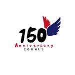 west_tokyoさんのコーンズ創立150周年記念ロゴへの提案