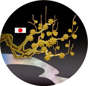 visual-works (visual-works)さんの伝統工芸：蒔絵 腕時計のイラスト制作への提案