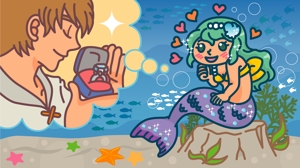 OKADAerk　オカダエリコ (okadaerk)さんの【絵本アプリ】童話「人魚姫」イメージボード制作への提案