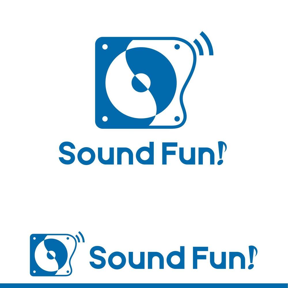 「Sound Fun！」のロゴ作成