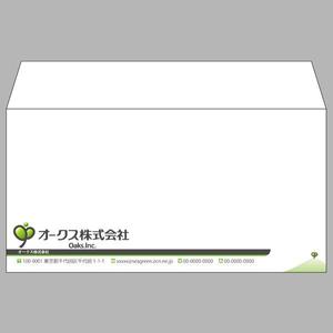 藤樹 (fujiituki)さんの「オークス　株式会社」の封筒作成への提案