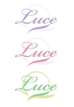 さんのフェイシャルエステサロン「Luce」のお店のロゴへの提案