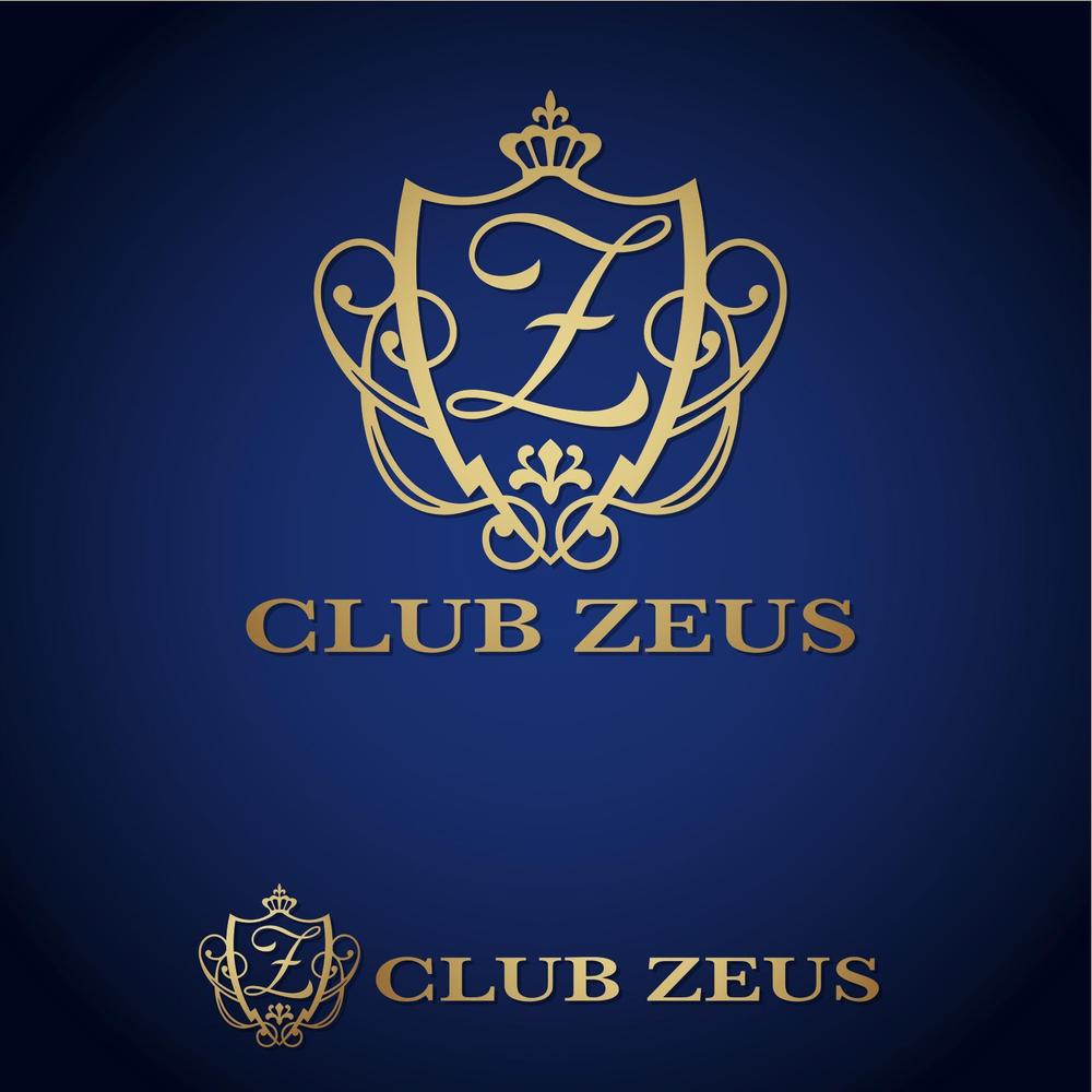 「CLUB   ZEUS」のロゴ作成