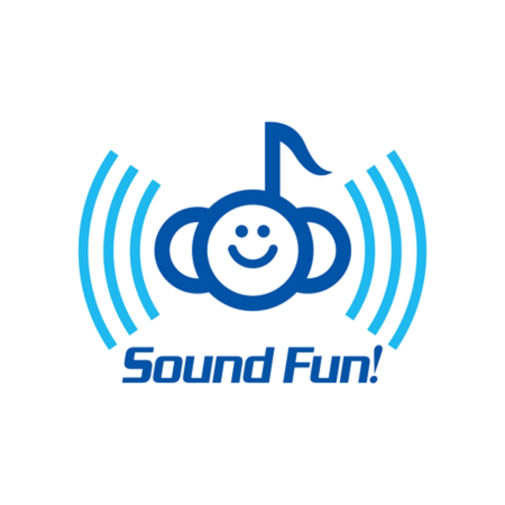 「Sound Fun！」のロゴ作成