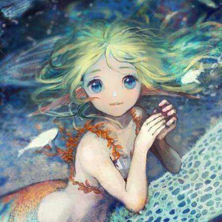 Hanne Hachikakeさんの事例 実績 提案 絵本アプリ 童話 人魚姫 イメージボード制作 初めまして 干と申し クラウドソーシング ランサーズ