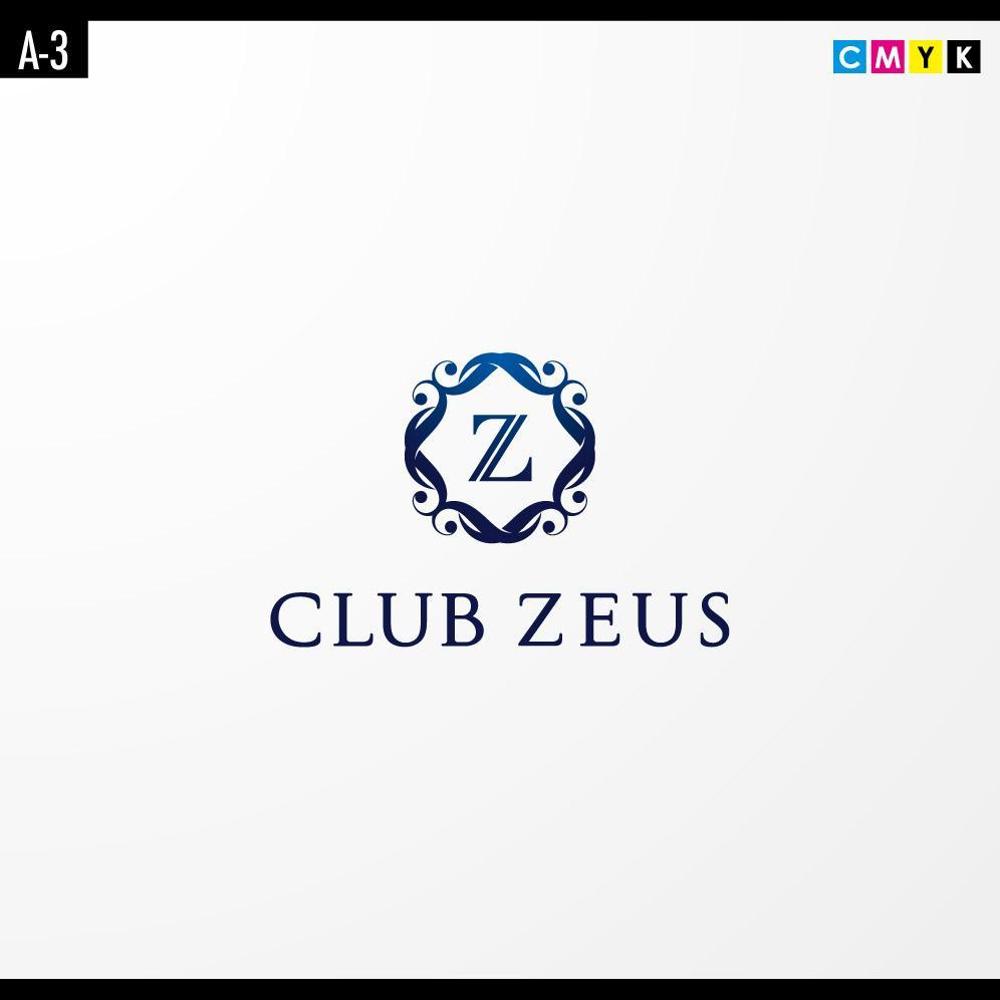 「CLUB   ZEUS」のロゴ作成