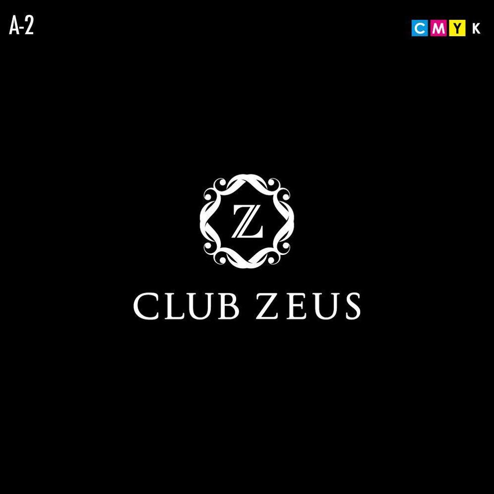 「CLUB   ZEUS」のロゴ作成