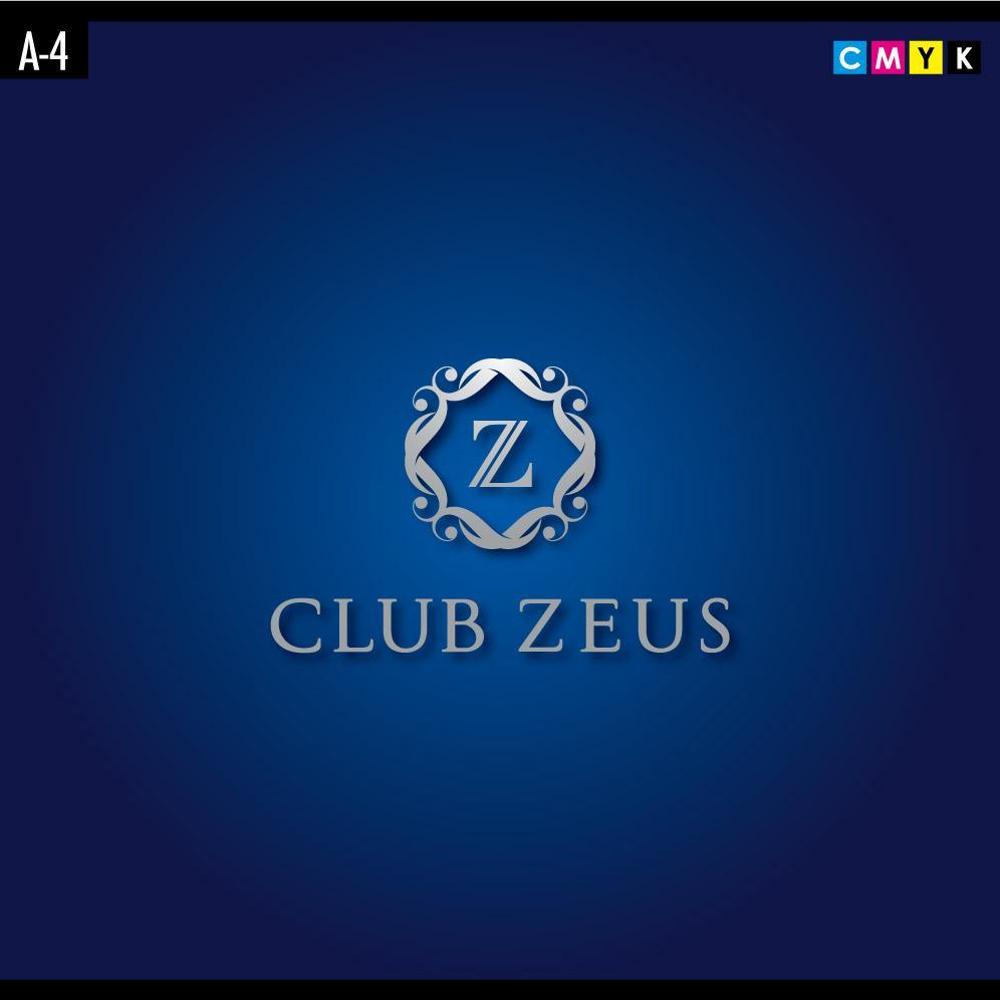 「CLUB   ZEUS」のロゴ作成