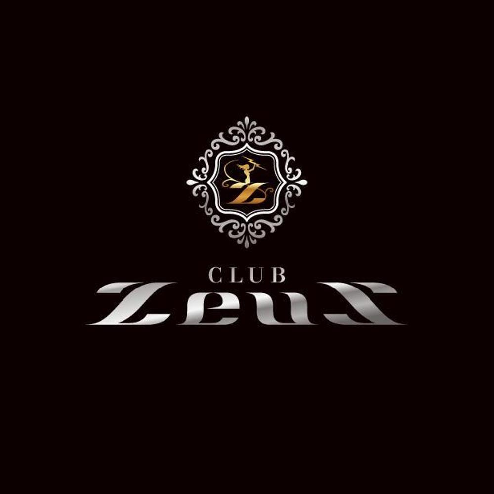 「CLUB   ZEUS」のロゴ作成