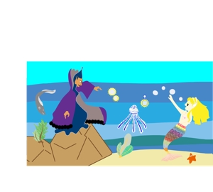 ReicyDesignWorks (chomoran)さんの【絵本アプリ】童話「人魚姫」イメージボード制作への提案