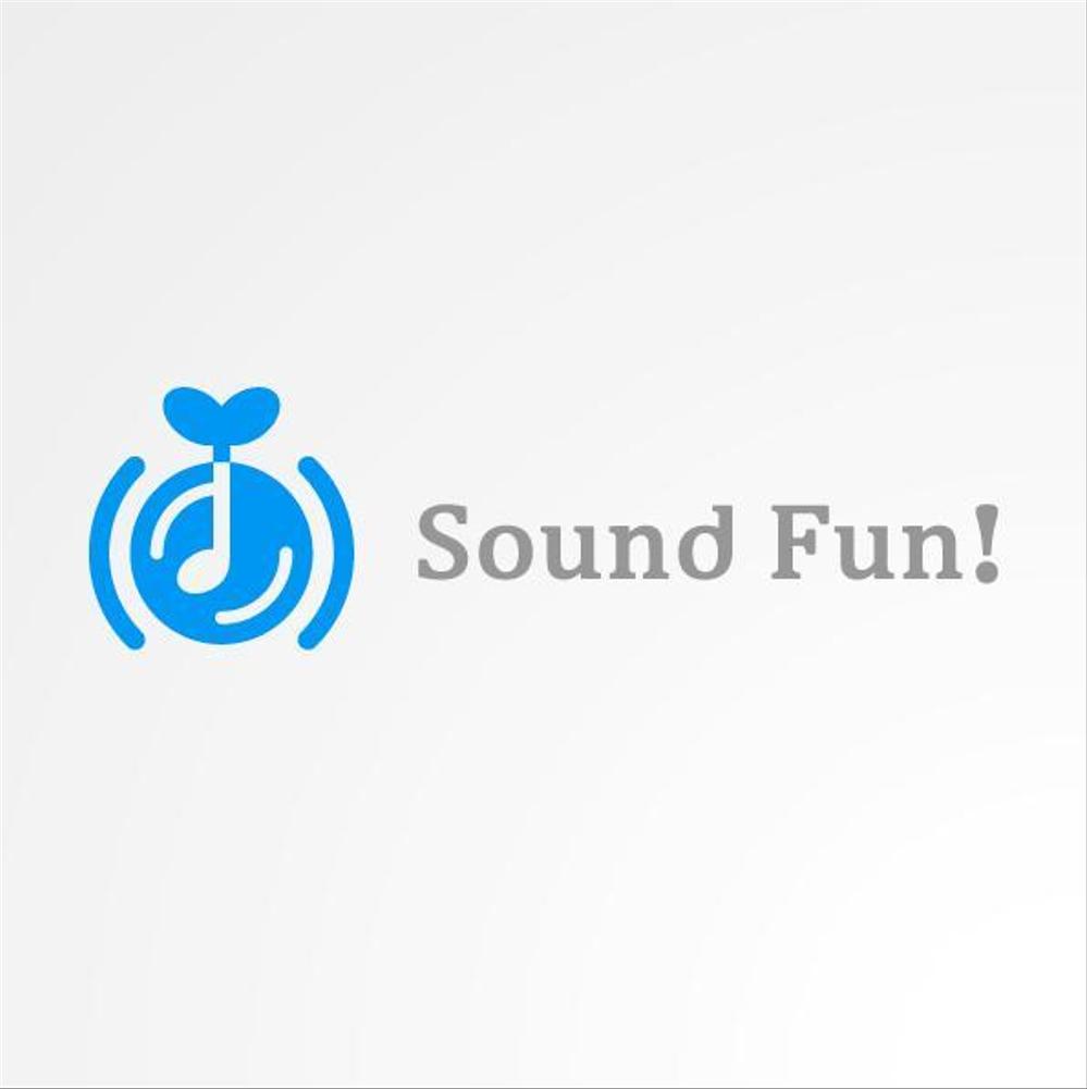 「Sound Fun！」のロゴ作成