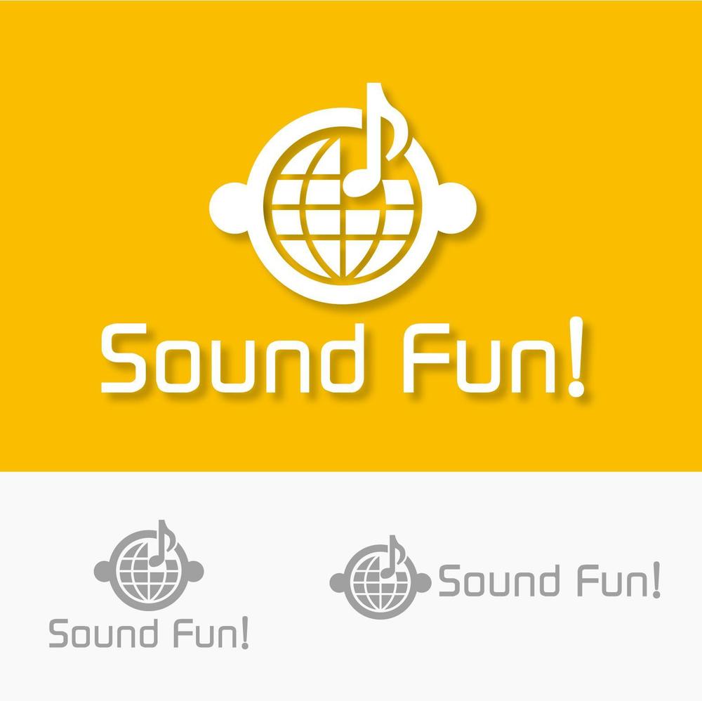 「Sound Fun！」のロゴ作成