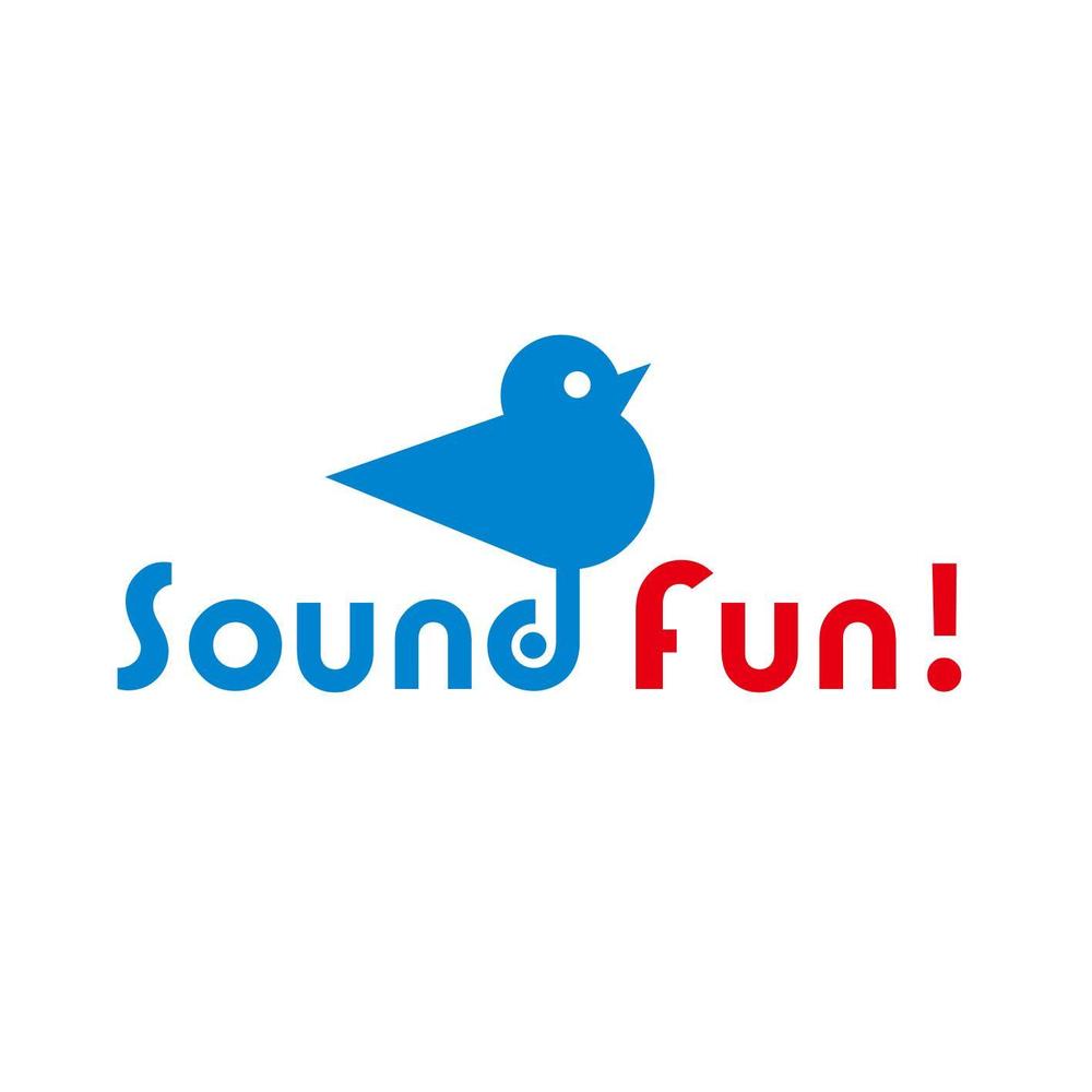 「Sound Fun！」のロゴ作成