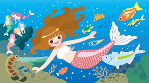 スズキラン (ranlilyvalley)さんの【絵本アプリ】童話「人魚姫」イメージボード制作への提案
