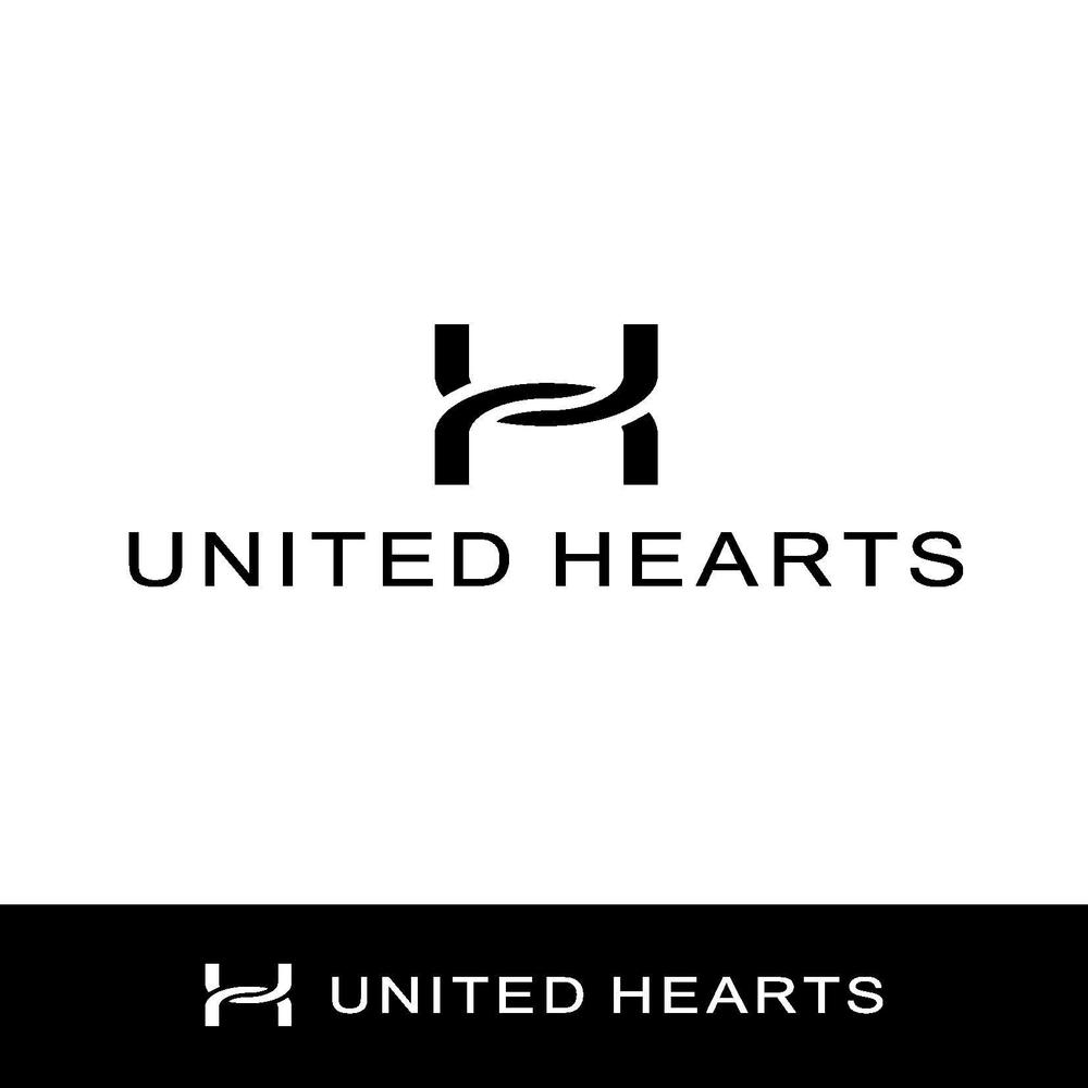 「UNITED HEARTS」のロゴ作成