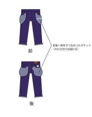 t.suzuki (IDEA_N_DESIGN)さんのオリジナルジーンズのデザイン募集への提案