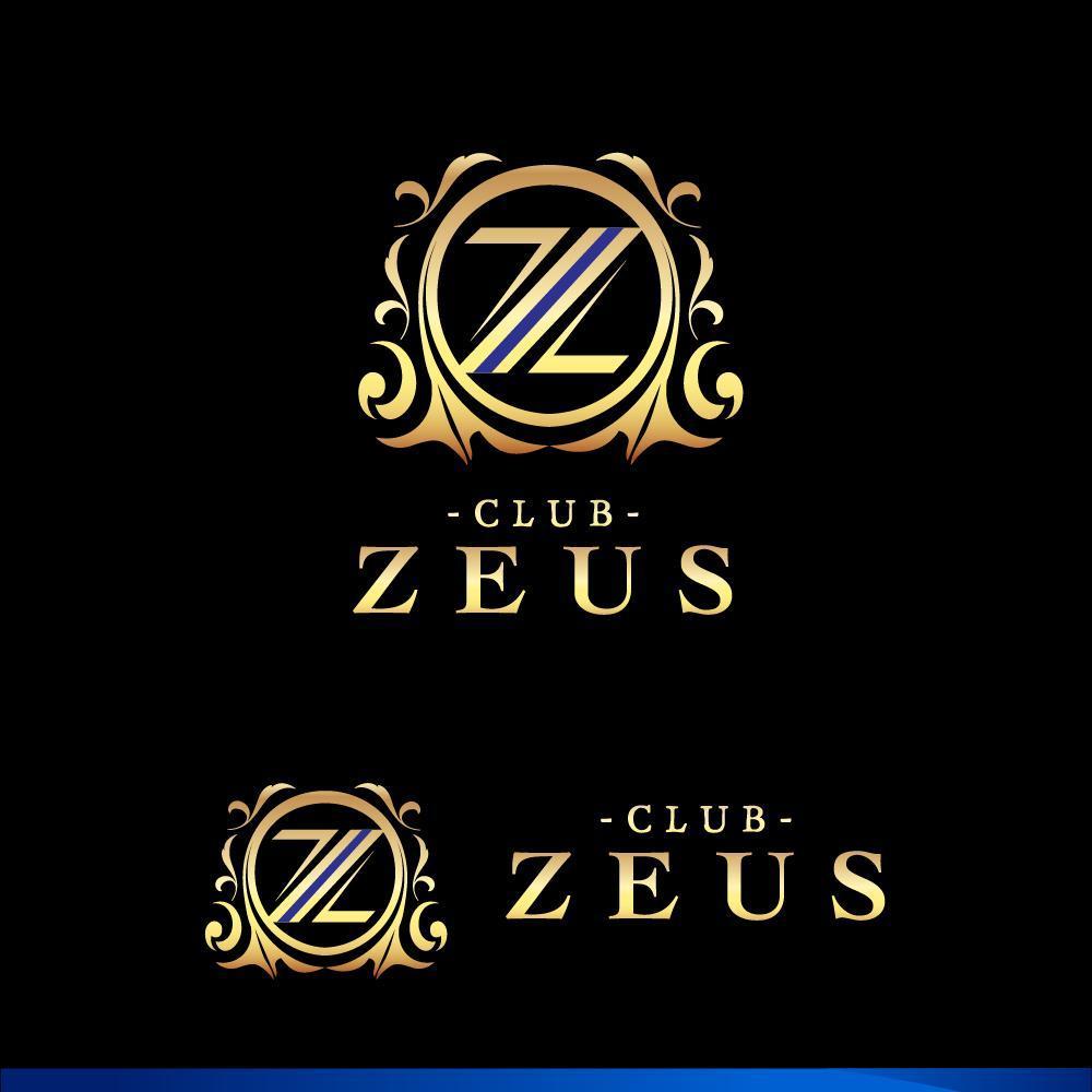 「CLUB   ZEUS」のロゴ作成