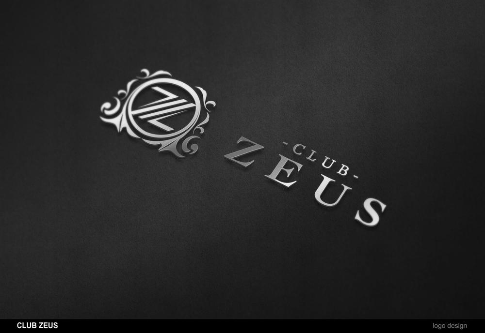 「CLUB   ZEUS」のロゴ作成