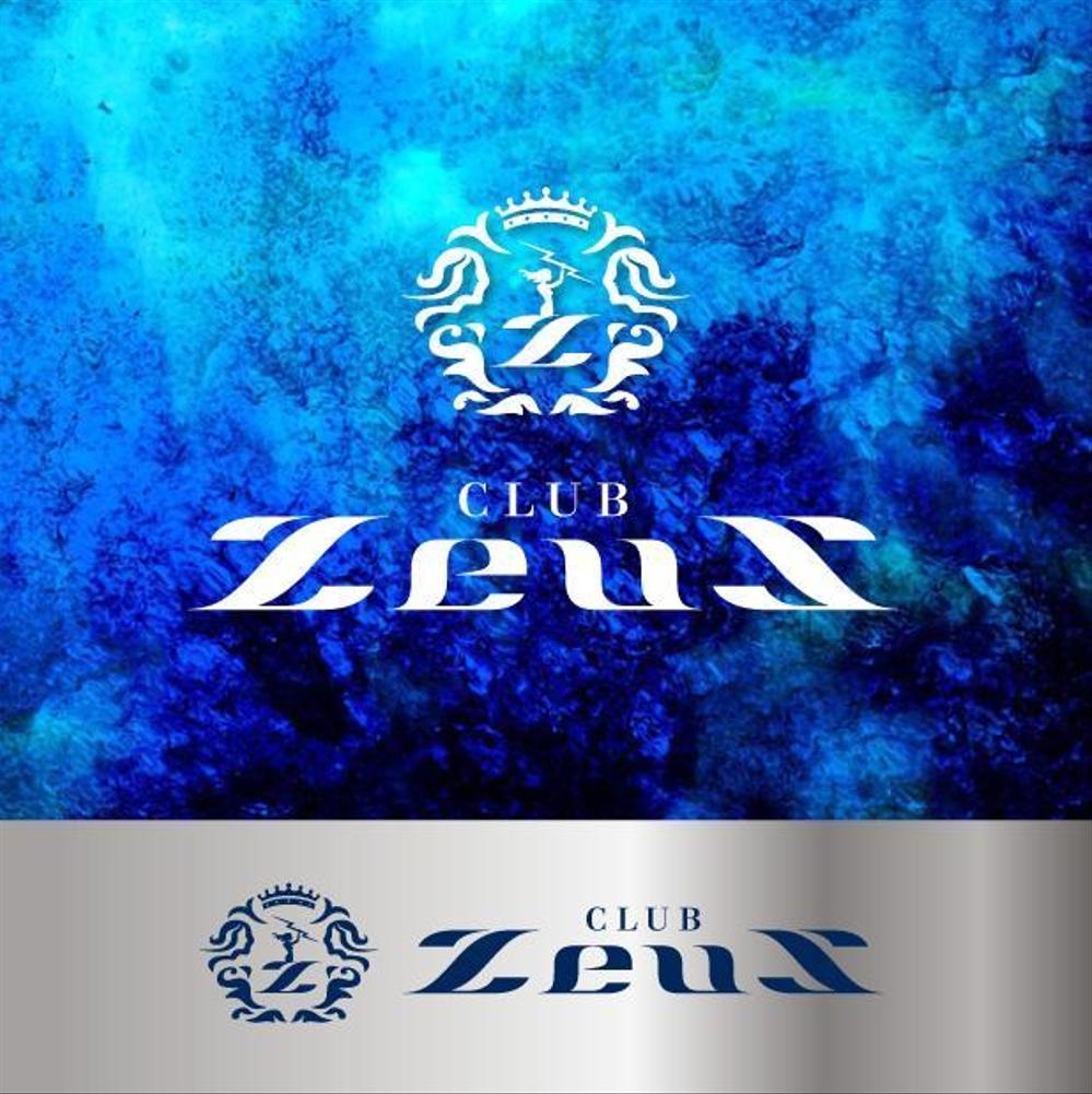 「CLUB   ZEUS」のロゴ作成