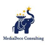 Q (qtoon)さんの「MediaDeco Consulting」のロゴ作成への提案