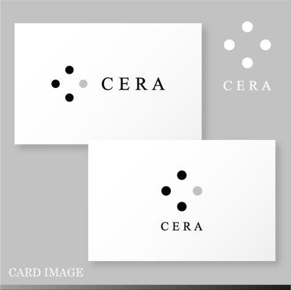 「CERA」のロゴ作成