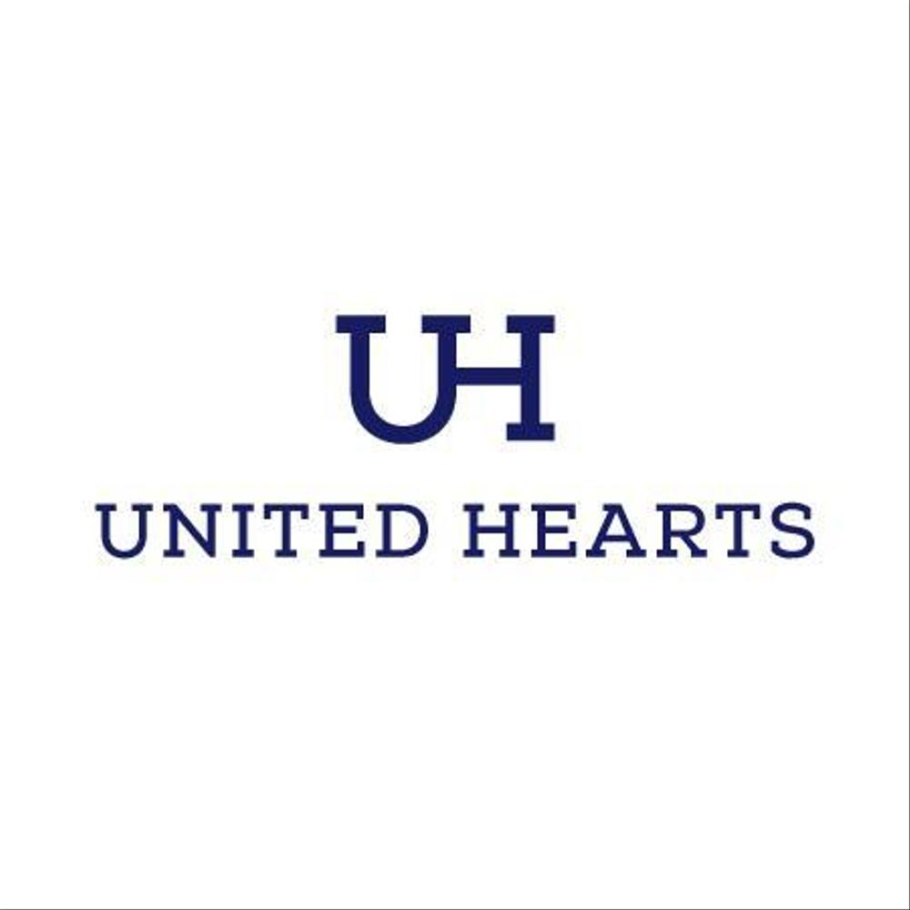 「UNITED HEARTS」のロゴ作成