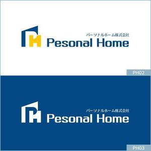 neomasu (neomasu)さんの「Pesonal Home 株式会社」のロゴ作成への提案
