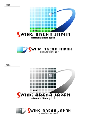Rokuさんのスポーツ施設（室内ゴルフ練習場）のロゴデザインへの提案