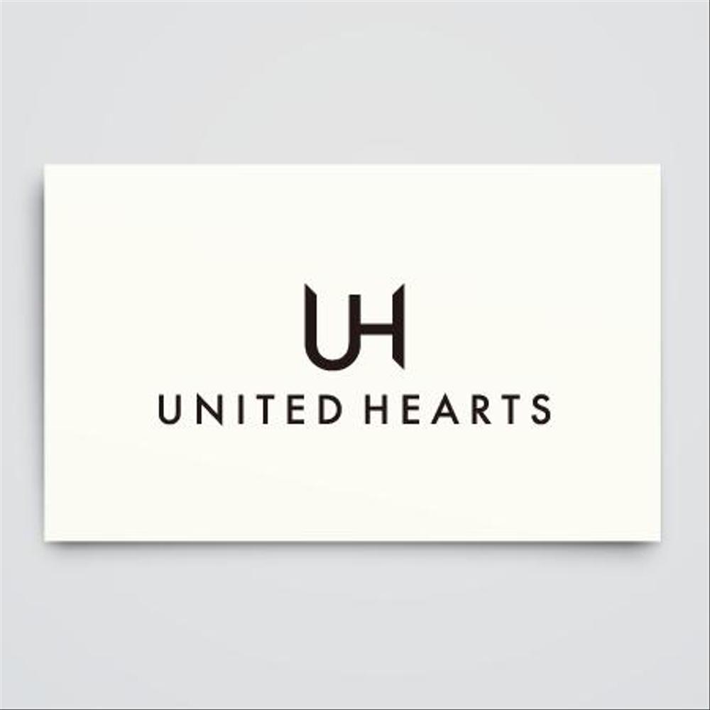 「UNITED HEARTS」のロゴ作成