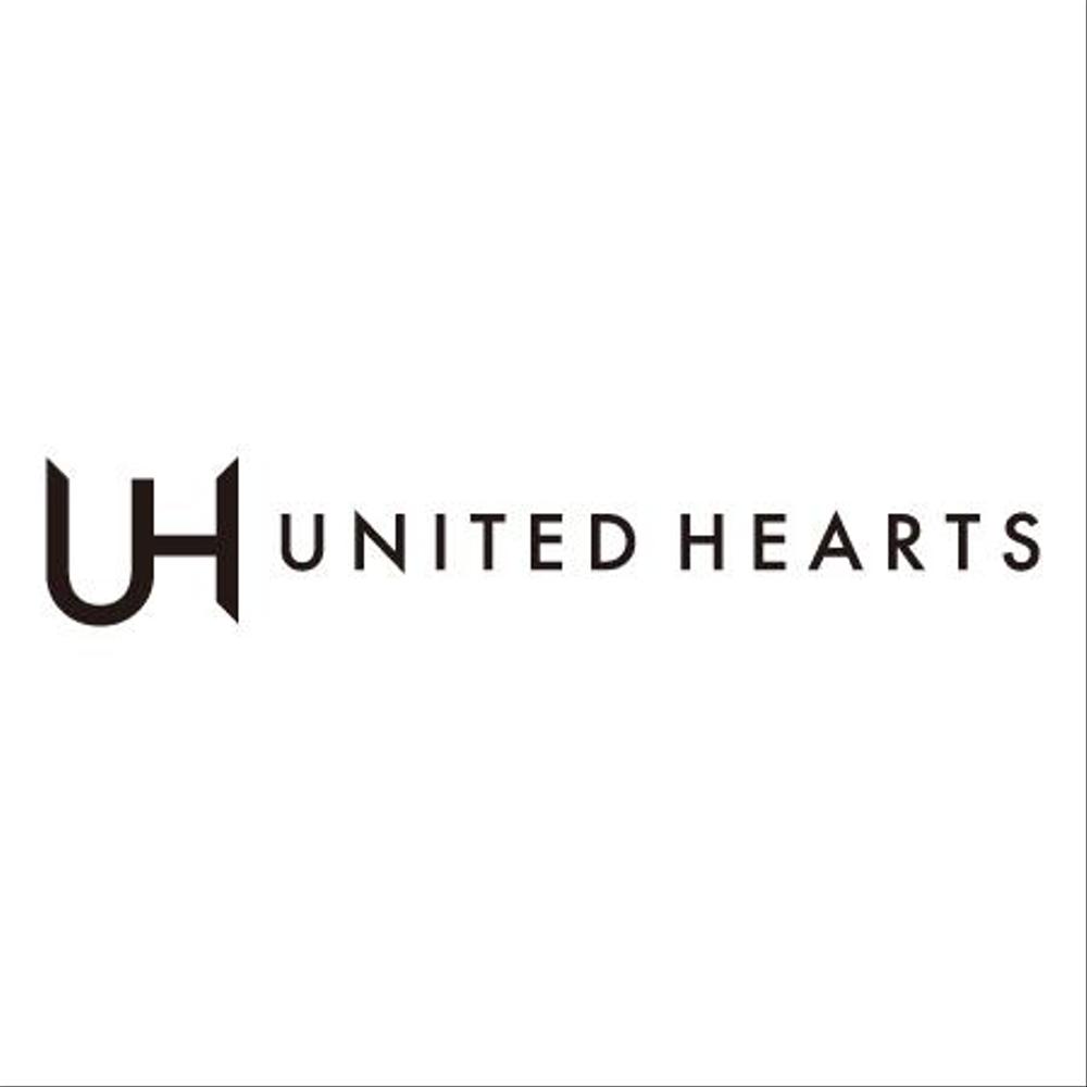 「UNITED HEARTS」のロゴ作成