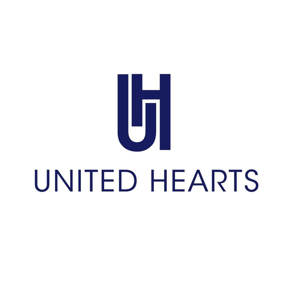 「UNITED HEARTS」のロゴ作成