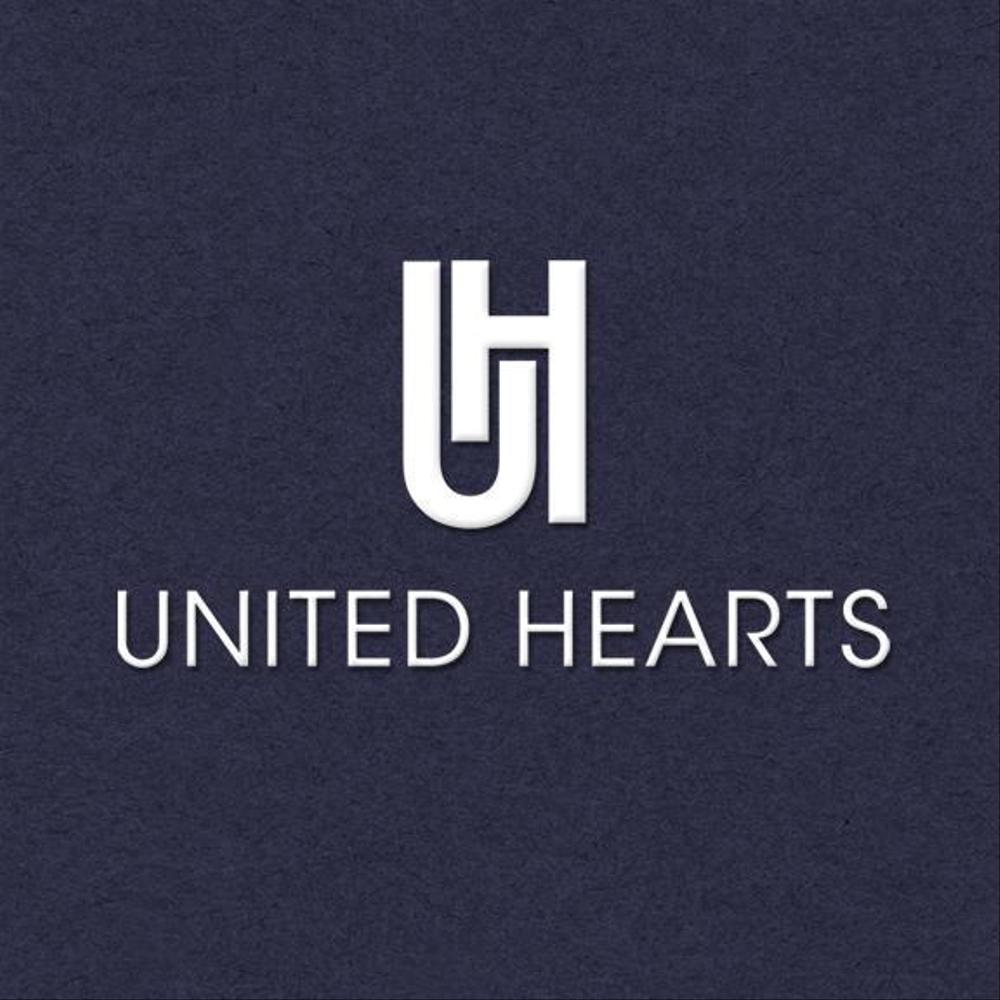 「UNITED HEARTS」のロゴ作成