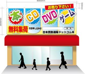 参音 (three-sounds)さんの古本屋の買取看板の作成への提案