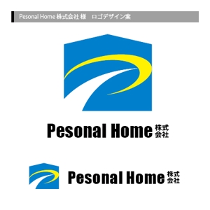 AQUA (AQUA-ponta)さんの「Pesonal Home 株式会社」のロゴ作成への提案
