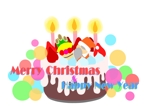 斉藤桃二郎 (hoppe777)さんのクリスマスカードに使用するクリスマスケーキのイラストへの提案