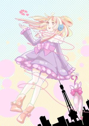 K_Labo Illustration[ケイラボ] ()さんのヘッドホン娘への提案