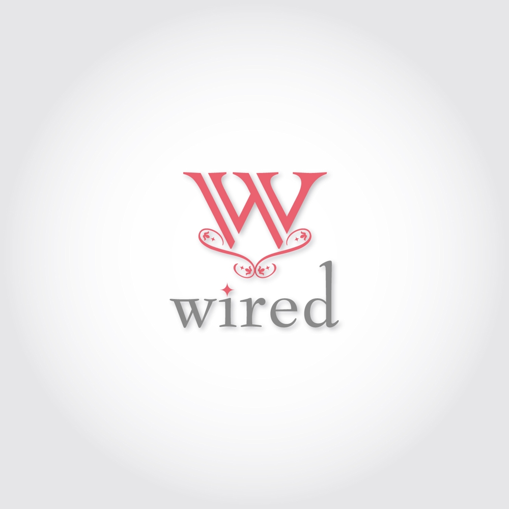 「ワイヤード  wired   」のロゴ作成